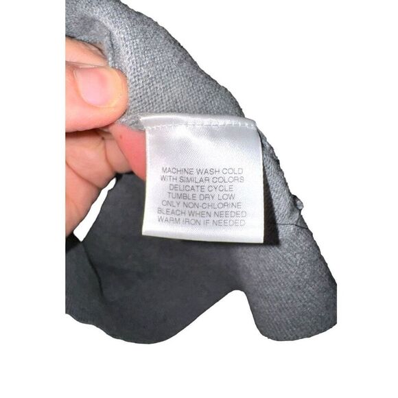 Gray Daniel Cremieux Pima Cotton V Neck Sweater Vest Size L - Picture 5 of 6